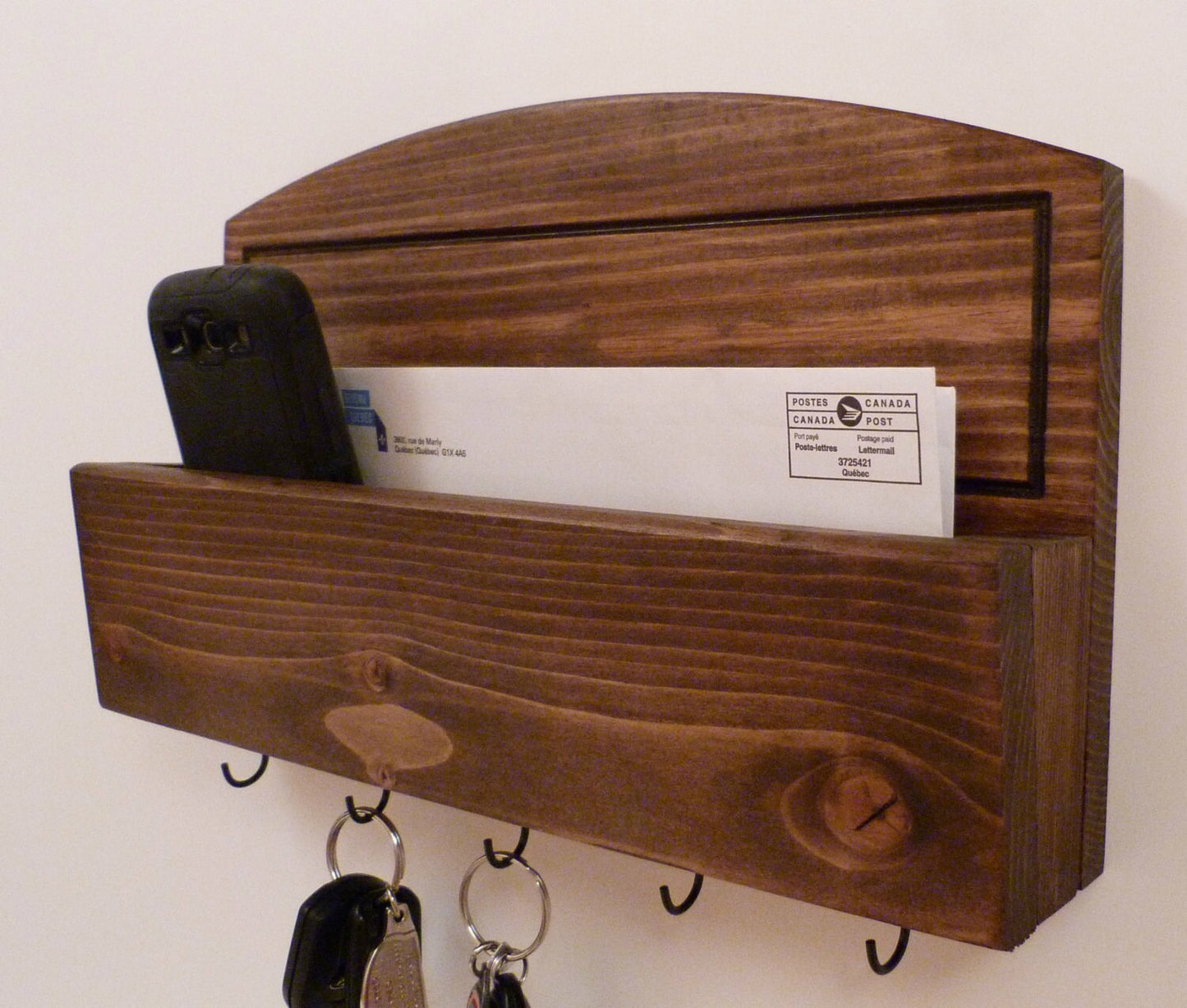 Mail Organizer Wall | Mail Rack | Entryway Organizer | Key Rack | Rustic Key Rack | Mail and Key Holder | Mail and Key Organizer