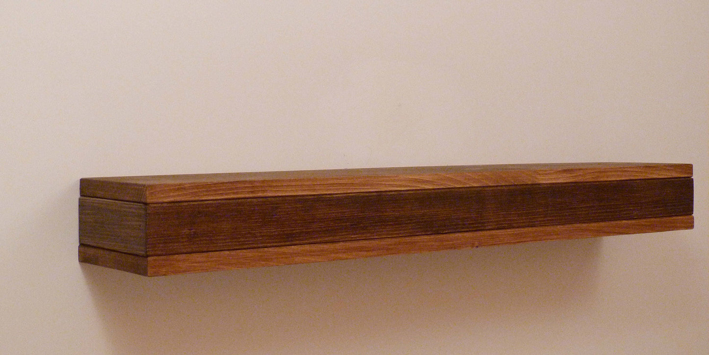Floating Shelf | Wooden Floating Shelf | Floating Shelves | Bathroom Decor | Ledge Shelf