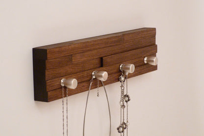 16 inches/4 knobs Jewelry Organizer | Necklace Holder | Bracelet Holder