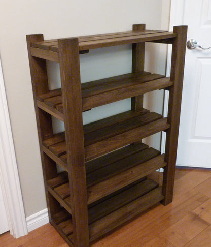 Shoe Rack-5 levels / with length options | Shoe Storage | Shoe Organizer | Shoe Cabinet | Shoe Rack Wood