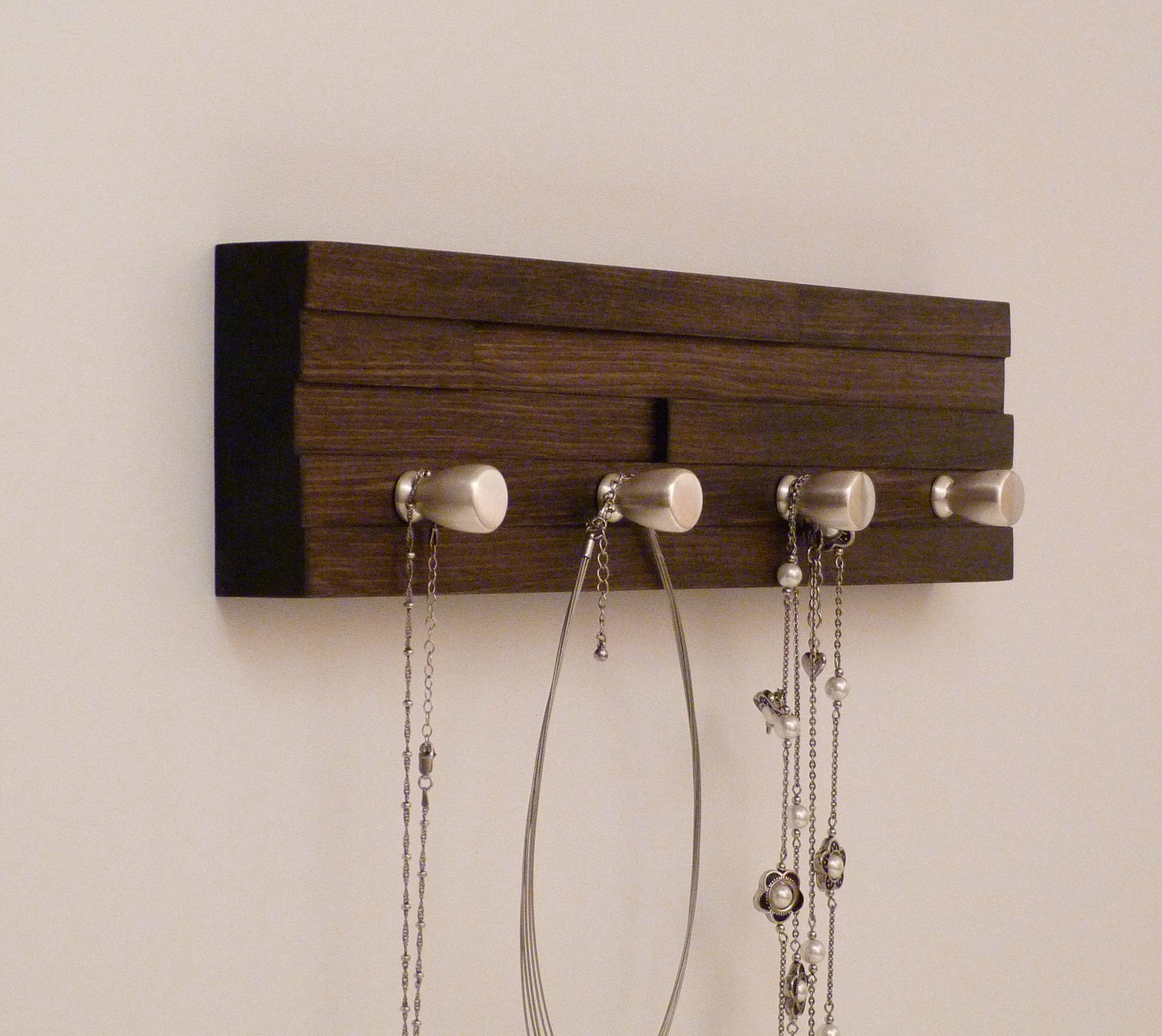 16 inches/4 knobs Jewelry Organizer | Necklace Holder | Bracelet Holder