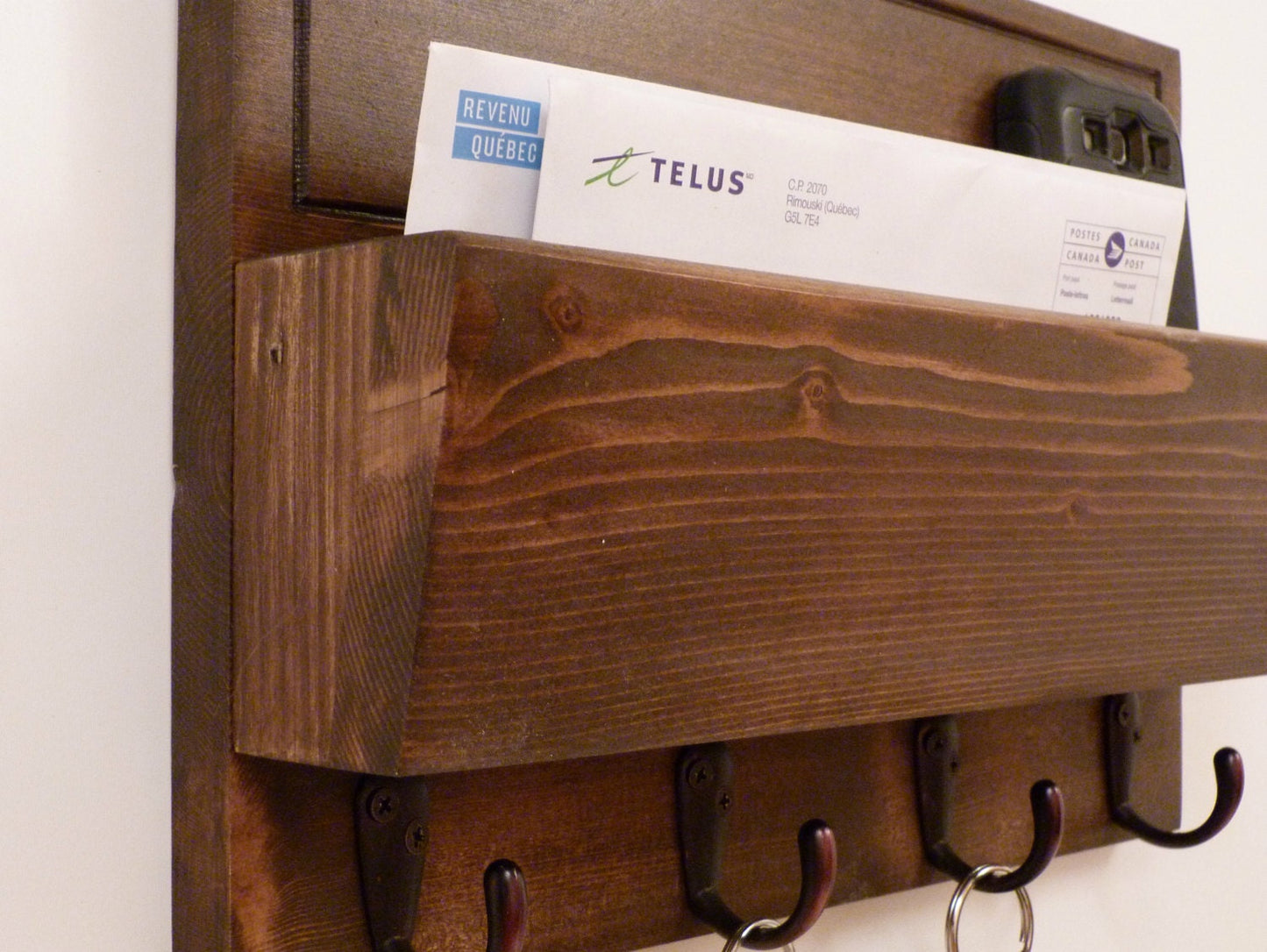 Mail Organizer Wall | Entryway Organizer, Key Rack | Key Holder | Rustic Key Rack | Mail and Key Holder | Mail and Key Organizer