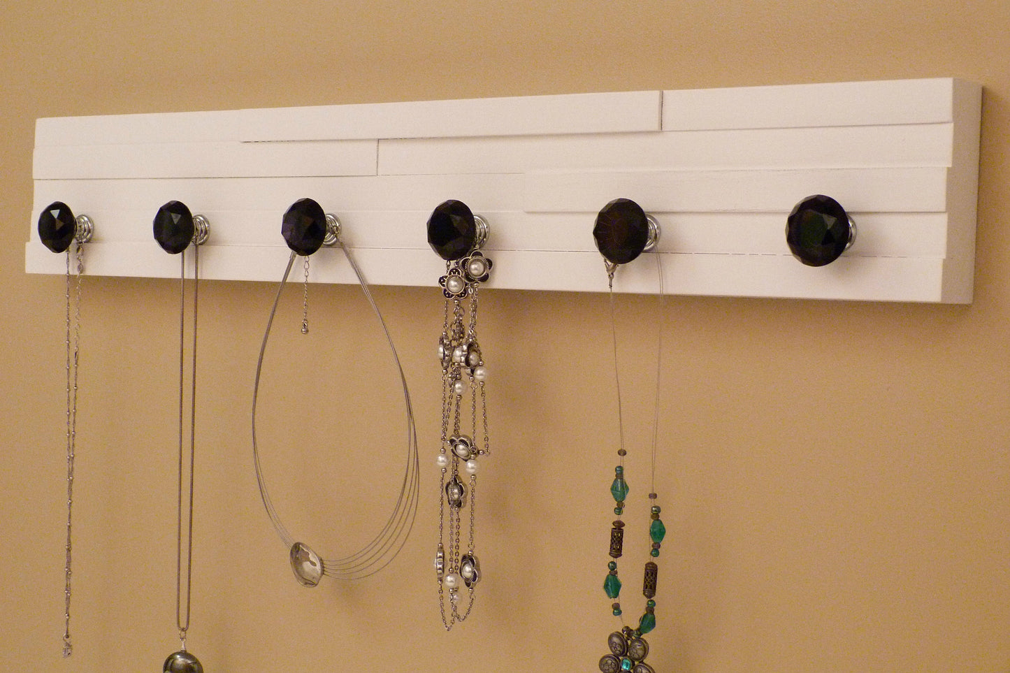 24 inches/6 knobs Jewelry Organizer | Necklace Holder | Bracelet Holder