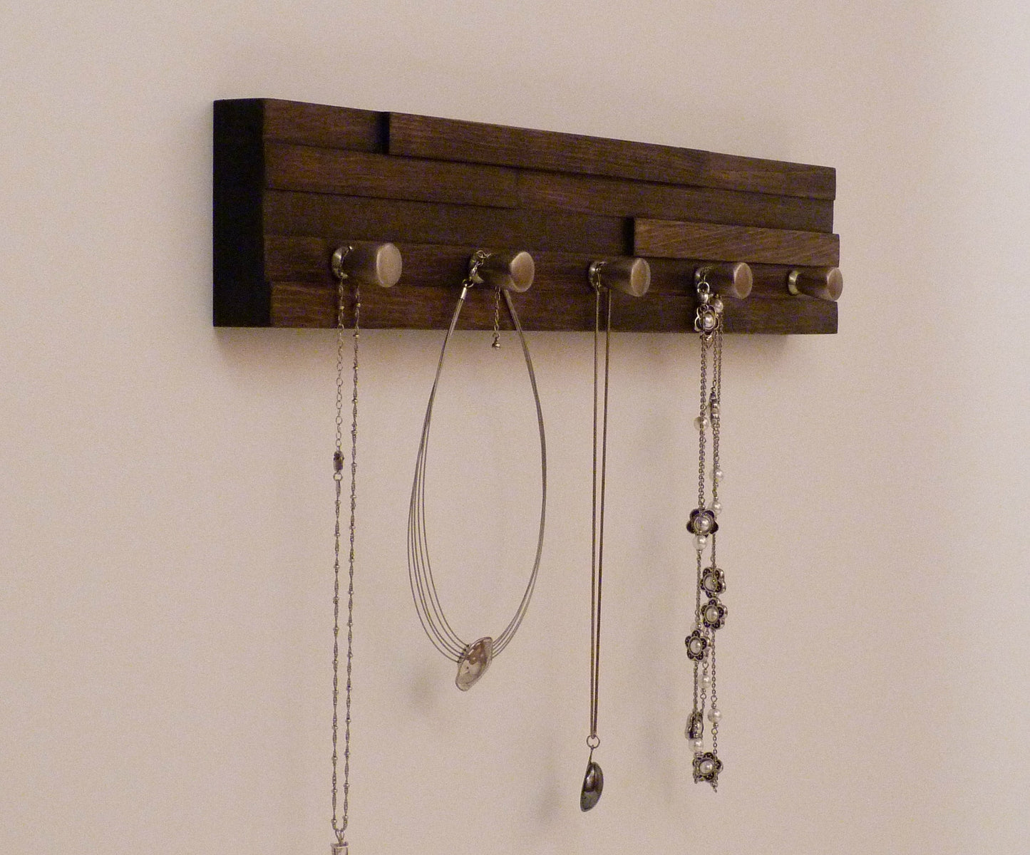 20 inches/5 knobs Jewelry Organizer | Necklace Holder | Bracelet Holder