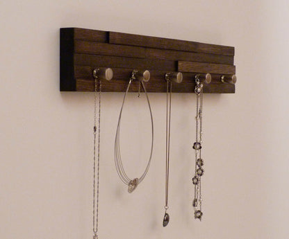 20 inches/5 knobs Jewelry Organizer | Necklace Holder | Bracelet Holder