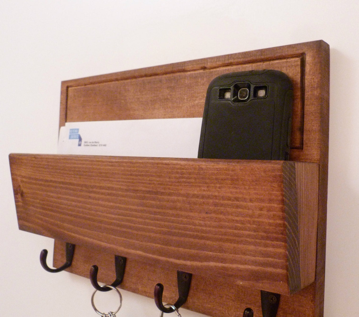 Mail Organizer Wall | Mail Rack | Entryway Organizer | Key Rack | Rustic Key Rack | Mail and Key Holder | Mail and Key Organizer