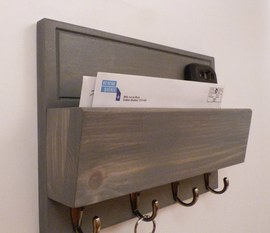 Mail Organizer Wall | Mail Rack | Entryway Organizer | Key Rack | Rustic Key Rack | Mail and Key Holder | Mail and Key Organizer