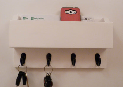 Mail Organizer Wall | Mail Rack | Entryway Organizer | Key Rack | Key Holder | Rustic Key Rack | Mail and Key Holder | Mail and Key Organizer