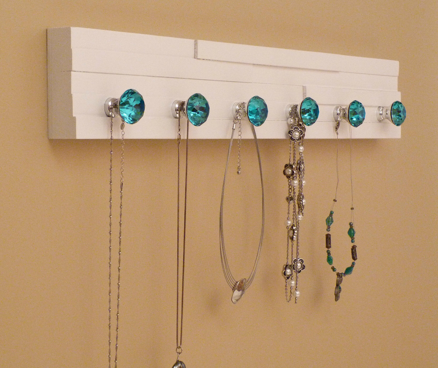 24 inches/6 knobs Jewelry Organizer | Necklace Holder | Bracelet Holder