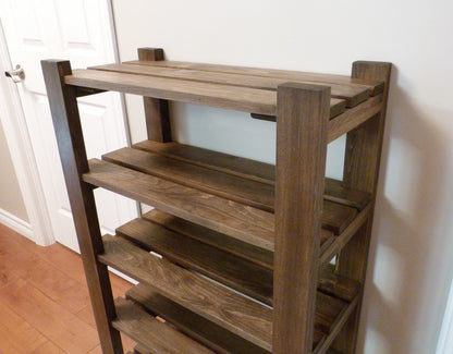 Shoe Rack-5 levels / with length options | Shoe Storage | Shoe Organizer | Shoe Cabinet | Shoe Rack Wood