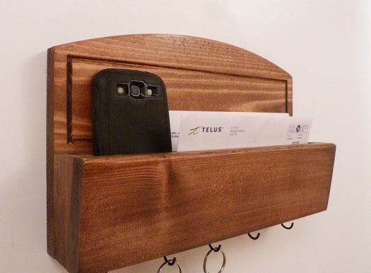 Mail Organizer Wall | Mail Rack | Entryway Organizer | Key Rack | Rustic Key Rack | Mail and Key Holder | Mail and Key Organizer
