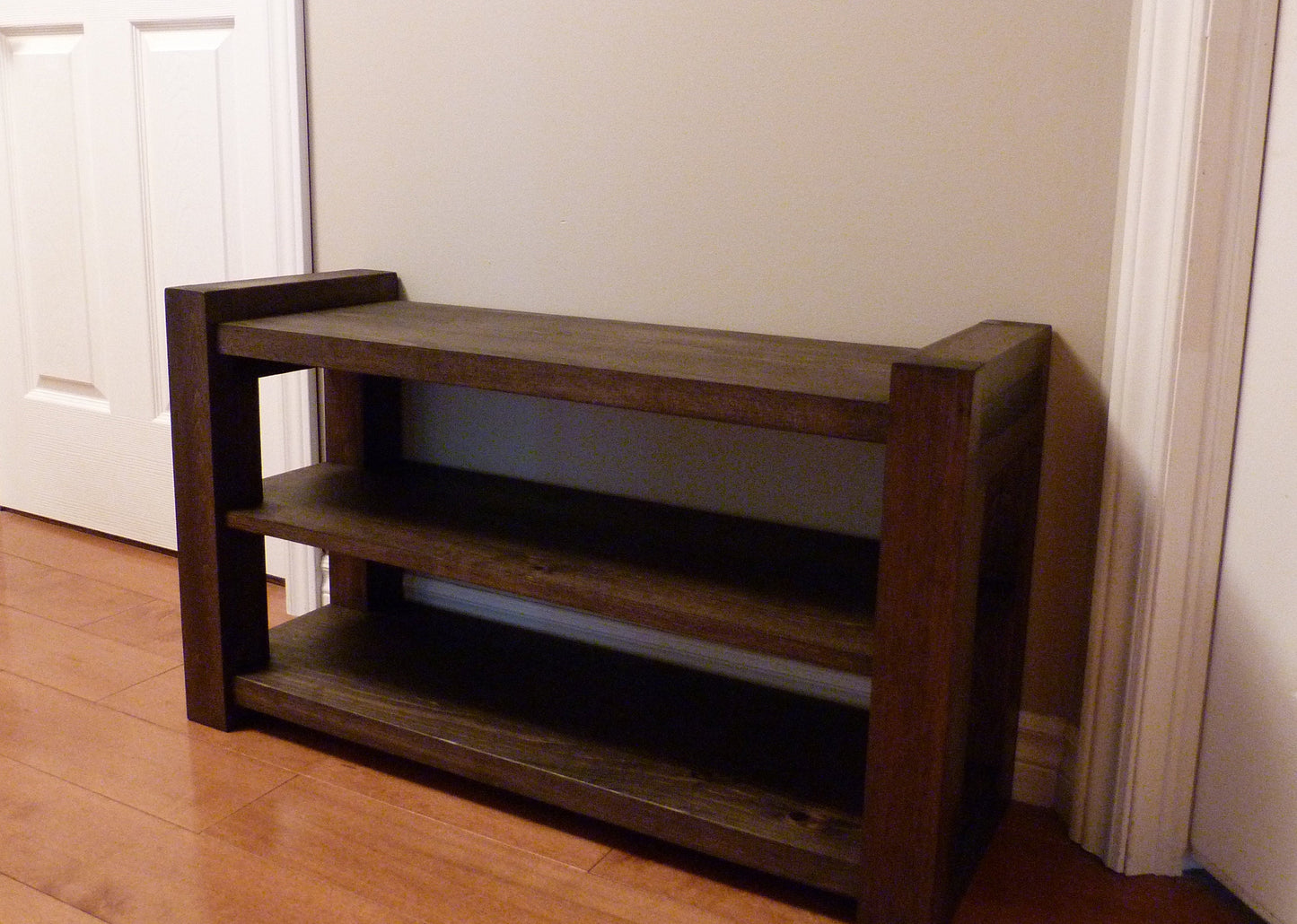 36 inches Rustic Entryway Bench | Modern Entryway Bench | Bench Storage | Shoe Organizer | Entryway Bench | Shoe Bench Wood