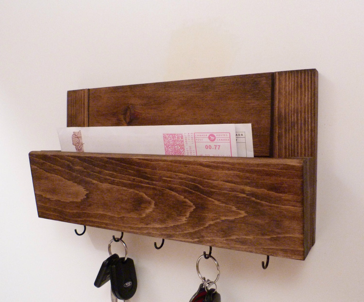 Mail Organizer Wall | Mail Rack | Entryway Organizer | Key Rack | Rustic Key Rack | Mail and Key Holder | Mail and Key Organizer
