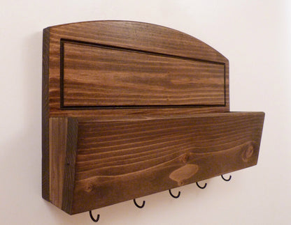 Mail Organizer Wall | Mail Rack | Entryway Organizer | Key Rack | Rustic Key Rack | Mail and Key Holder | Mail and Key Organizer