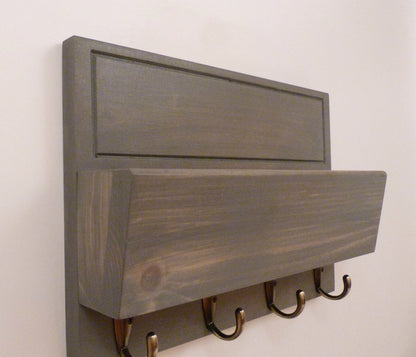 Mail Organizer Wall | Mail Rack | Entryway Organizer | Key Rack | Rustic Key Rack | Mail and Key Holder | Mail and Key Organizer