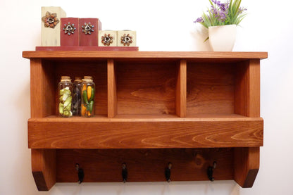 Entryway Coat Rack with Cubbies | Coat Rack with Shelf | Coat Rack with Storage | Wall Coat Rack | Rustic Coat Rack | Entryway Organizer