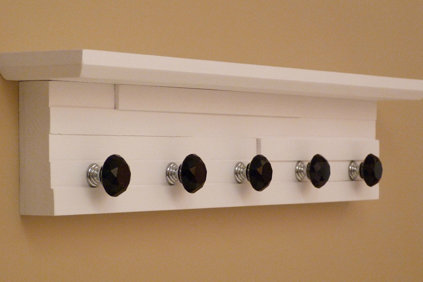 22 inches/5 knobs Jewelry Organizer With Shelf | Necklace Holder | Bracelet Holder